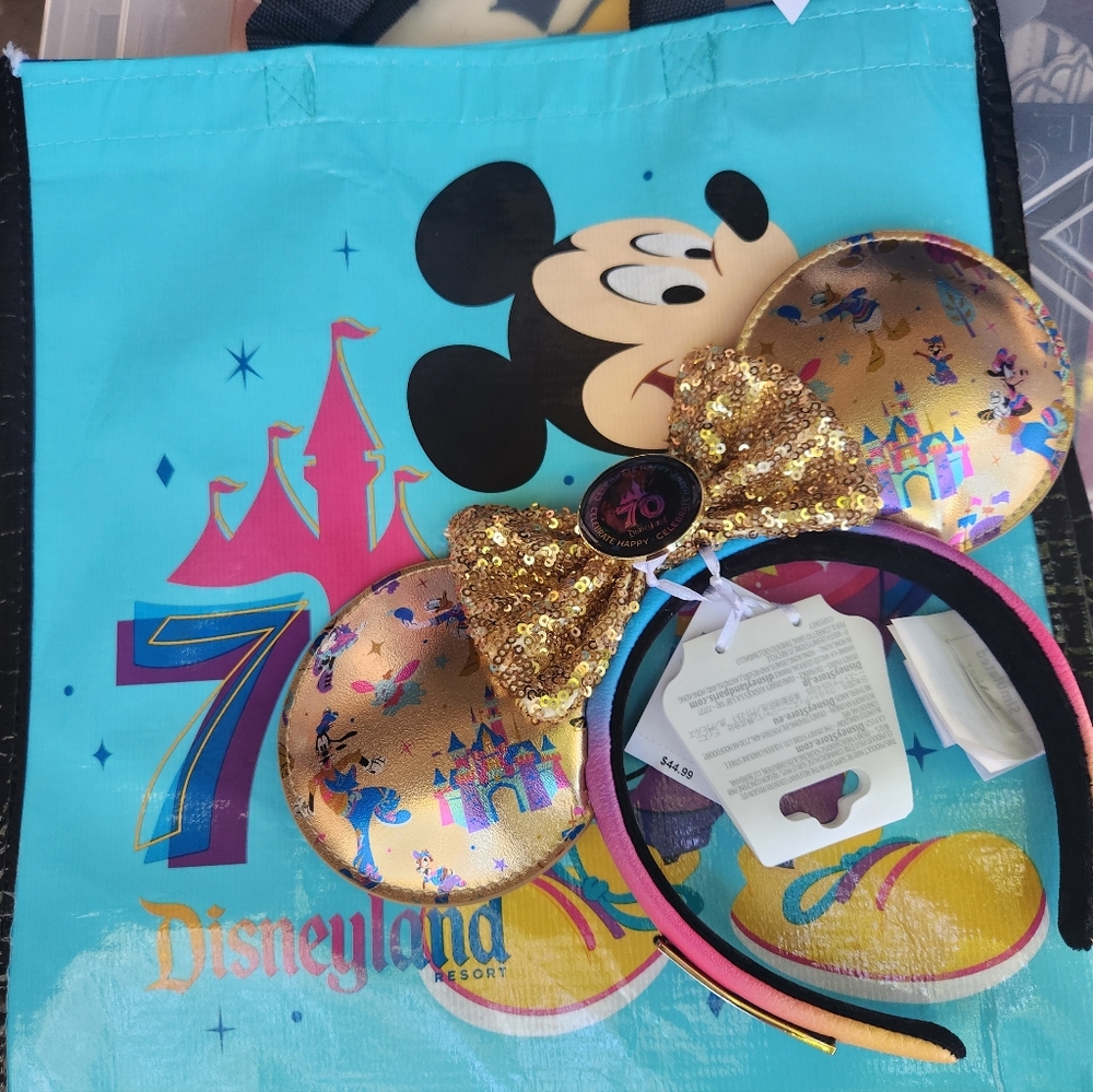 Disney Loungefly 70th Ears & Bag - Picture 4 of 5
